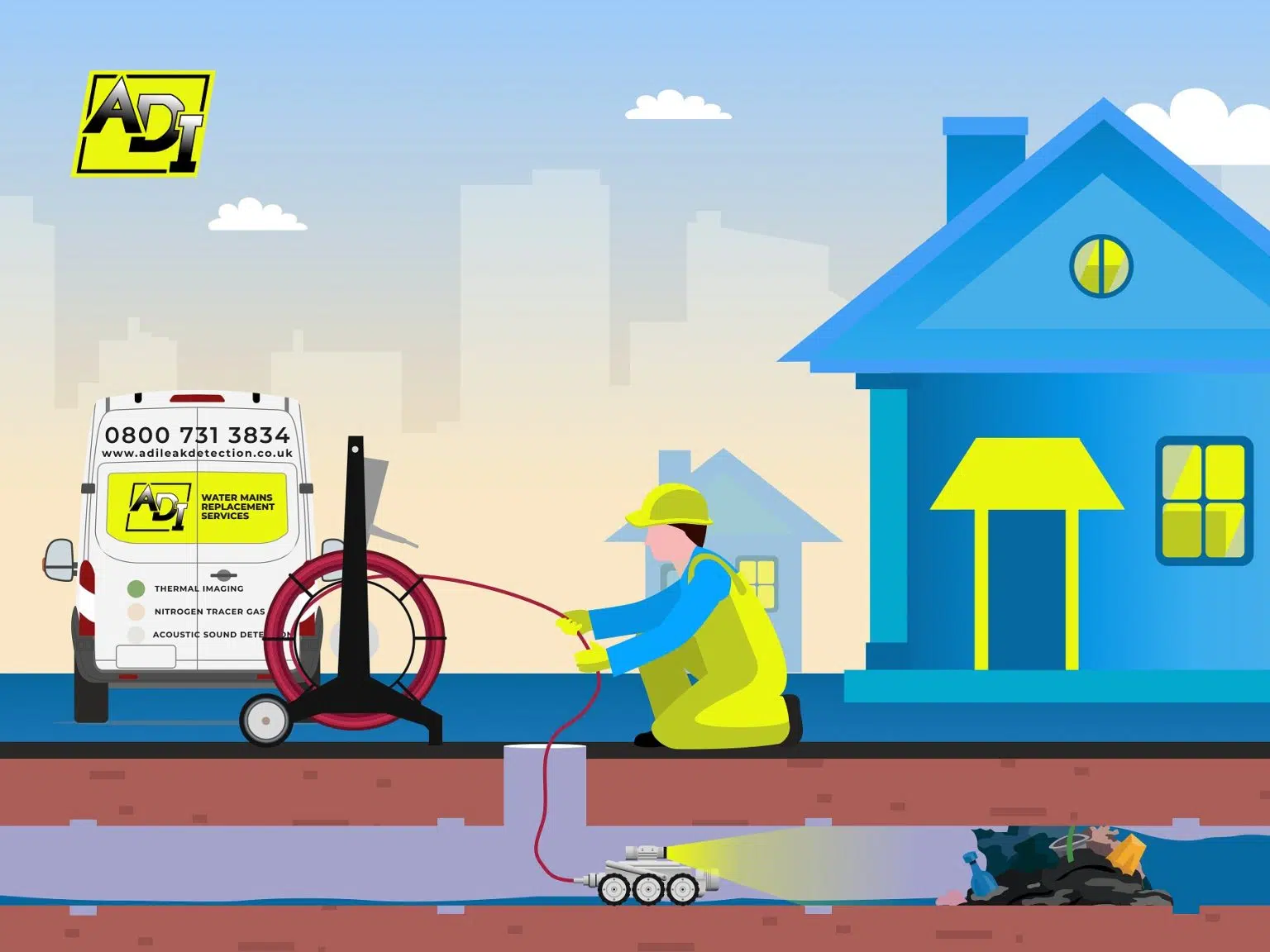 Drainage CCTV Surveys & Investigations Epsom